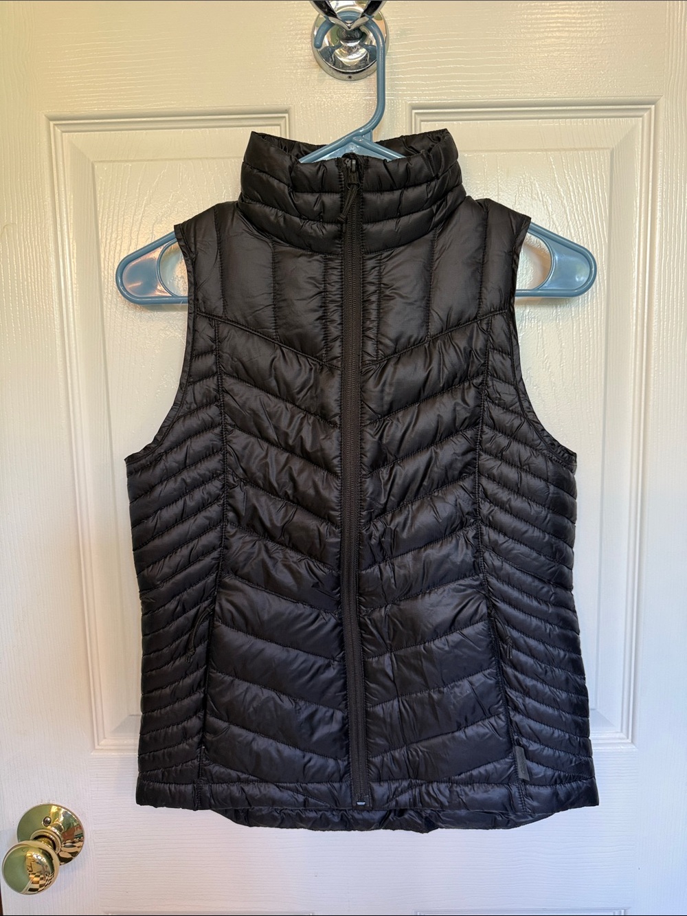 Oiselle Black Quilted Down Quill Vest - Women